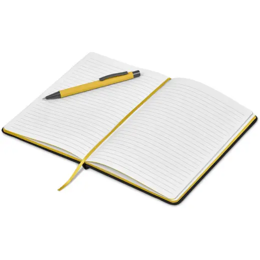 Altitude Miller Notebook & Pen Set Yellow Open
